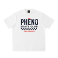 phēno Skate Club Heavyweight Vintage Washed Frayed T-Shirt
