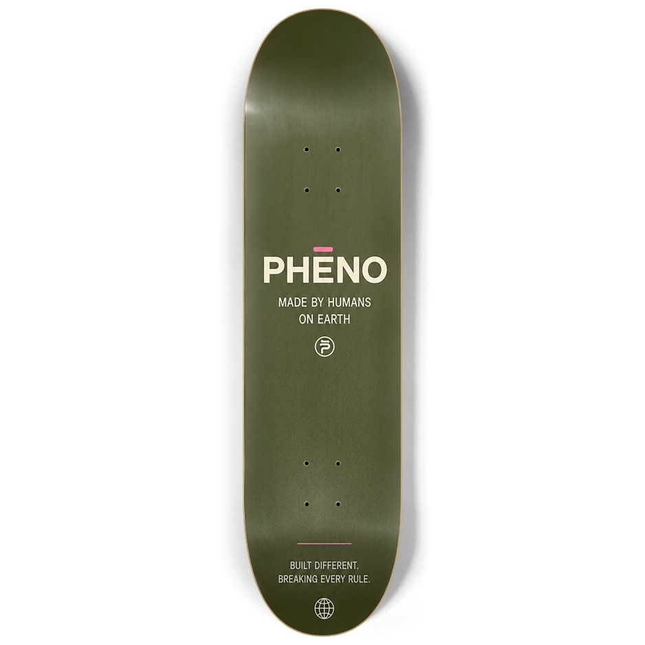 Simple Green Custom Skateboard