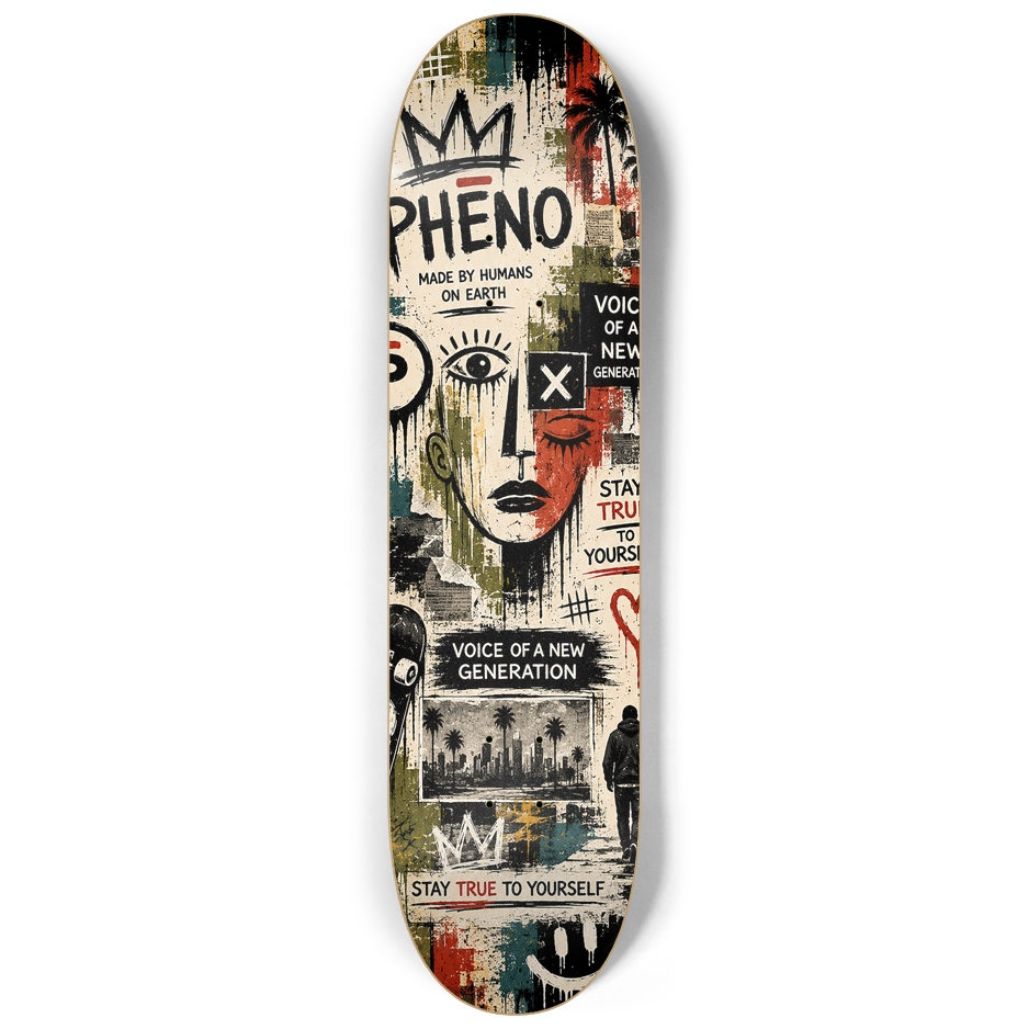 Voice of a New Generation Custom Skateboard