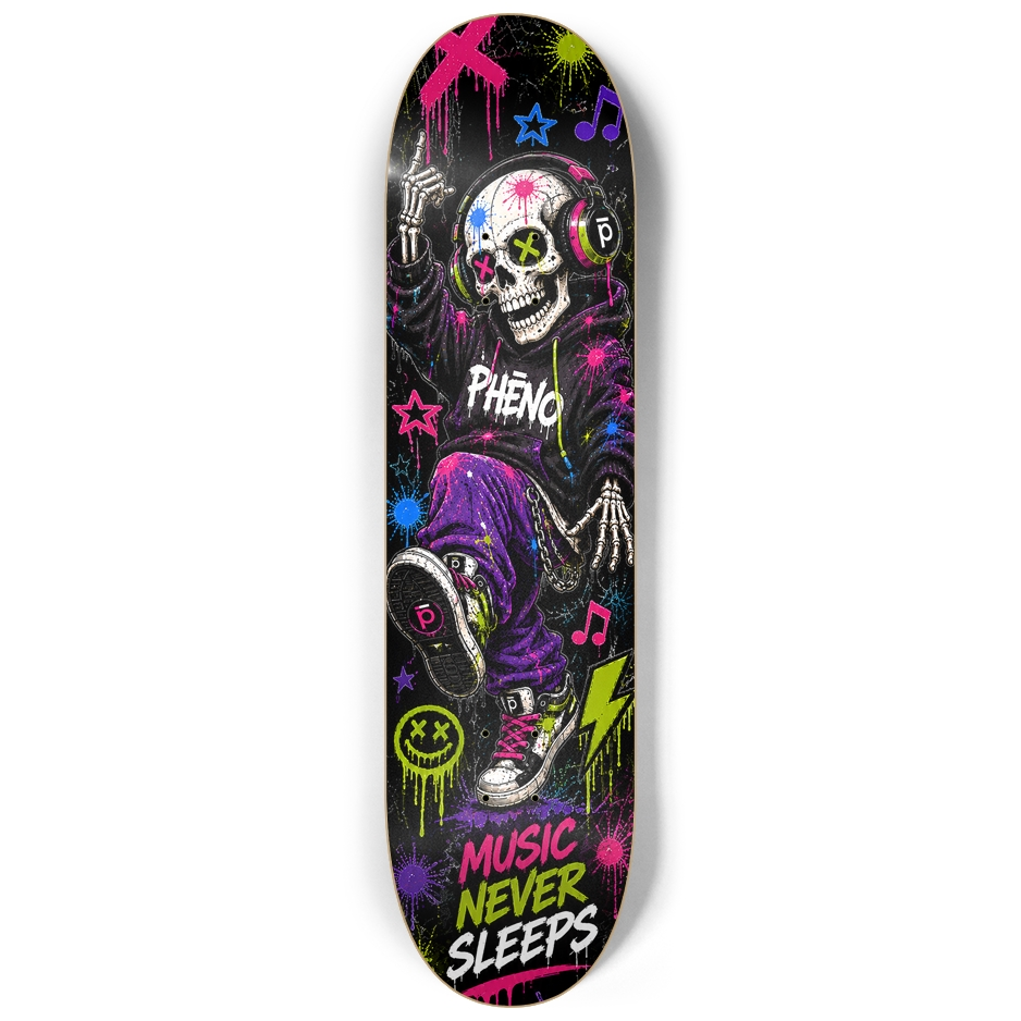 Pop Chaos Papa Rocks Custom Skateboard