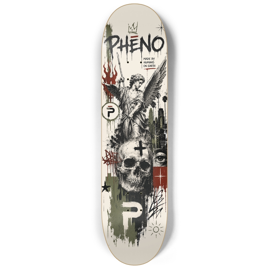 Divine Protection Custom Skateboard