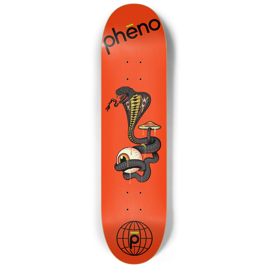 Kissing Cobra Custom Skateboard