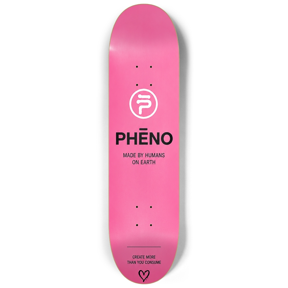 Simple Pink Custom Skateboard