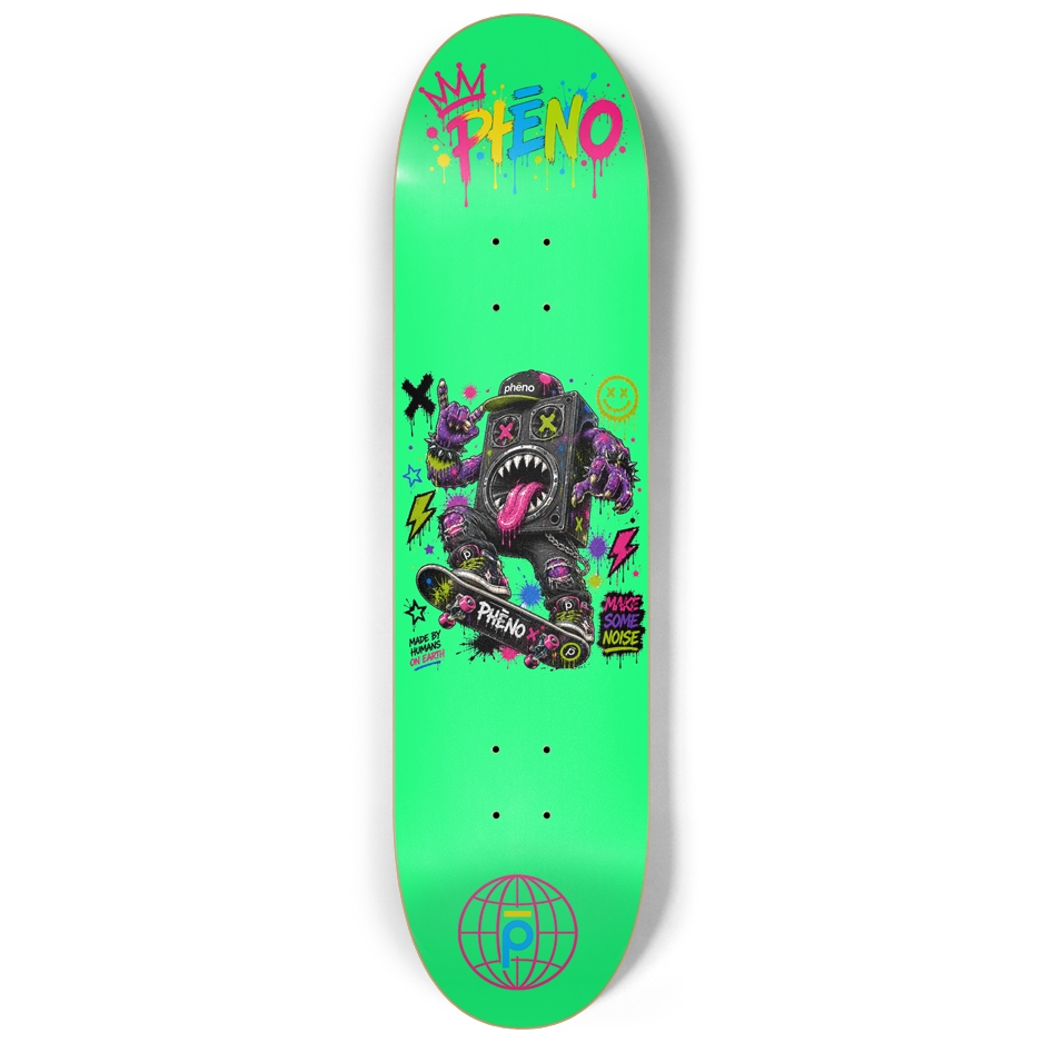 Pop Chaos Speaker Man Custom Skateboard