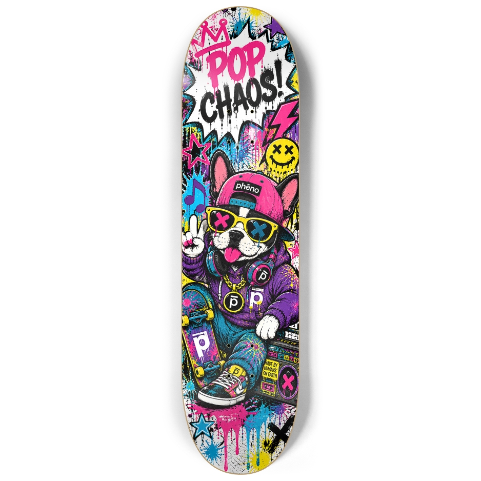 Pop Chaos Big Dog Custom Skateboard