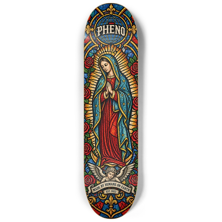 Mother Mary Custom Skateboard
